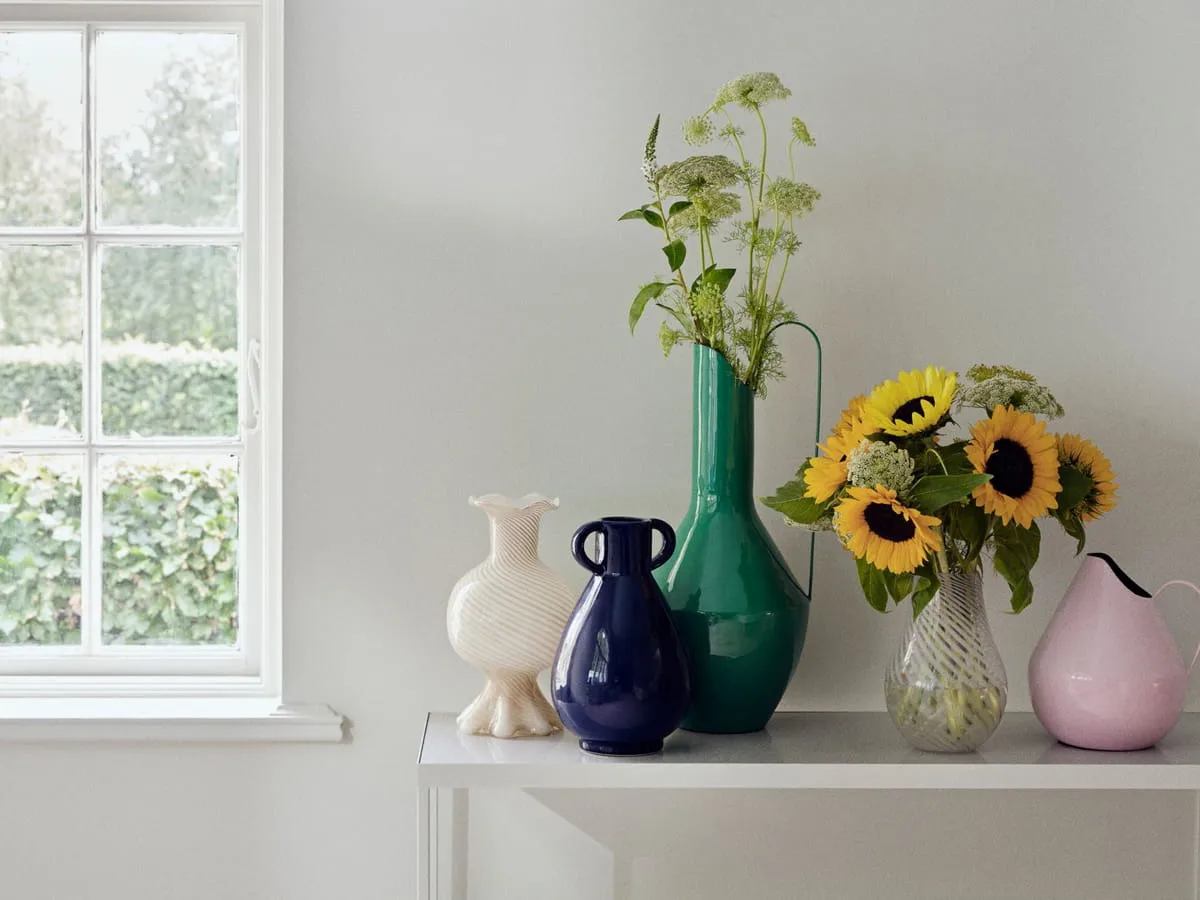 Rosario vase 55 cm, Jelly green Broste Copenhagen