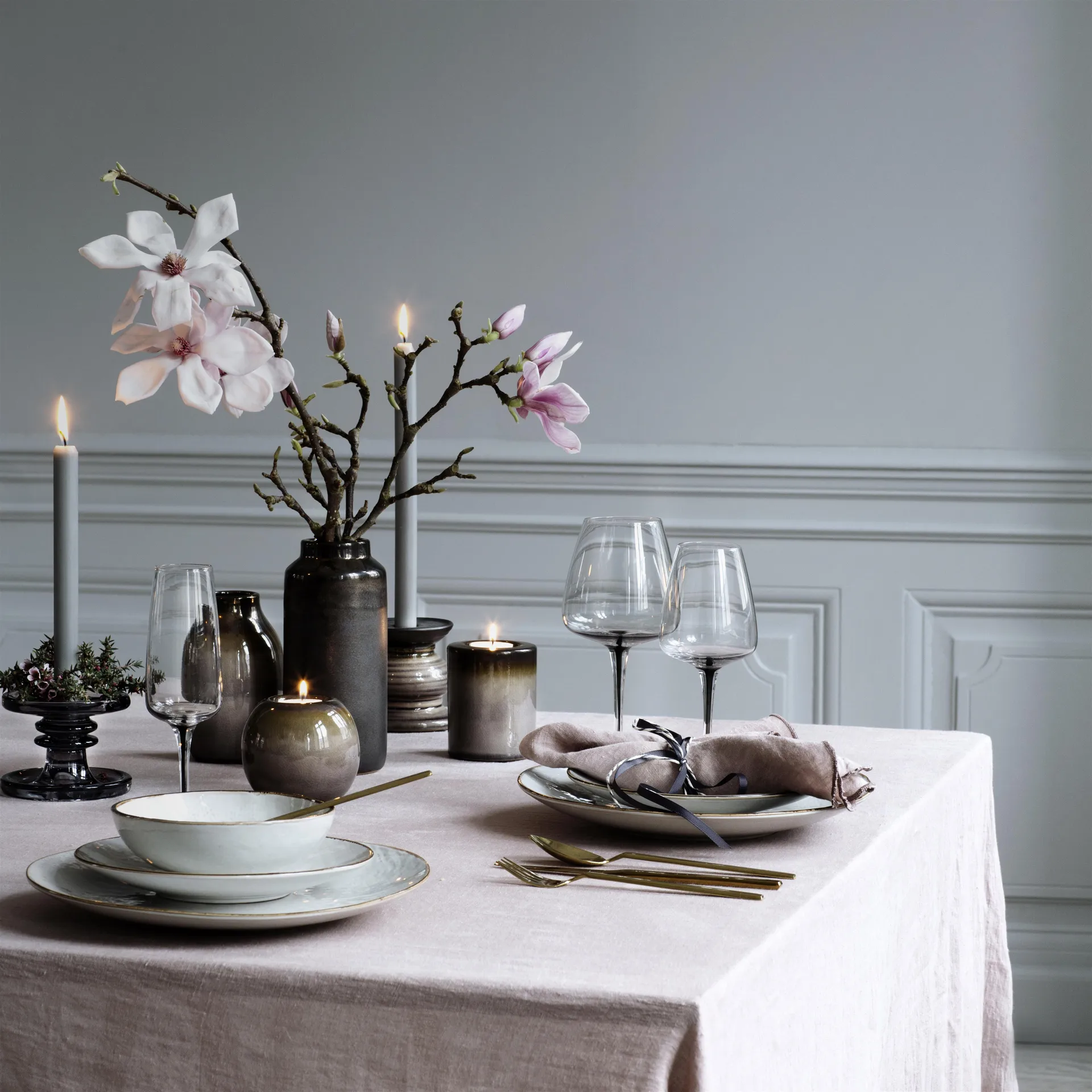 Smoke hvitvinsglass, 40 cl Broste Copenhagen