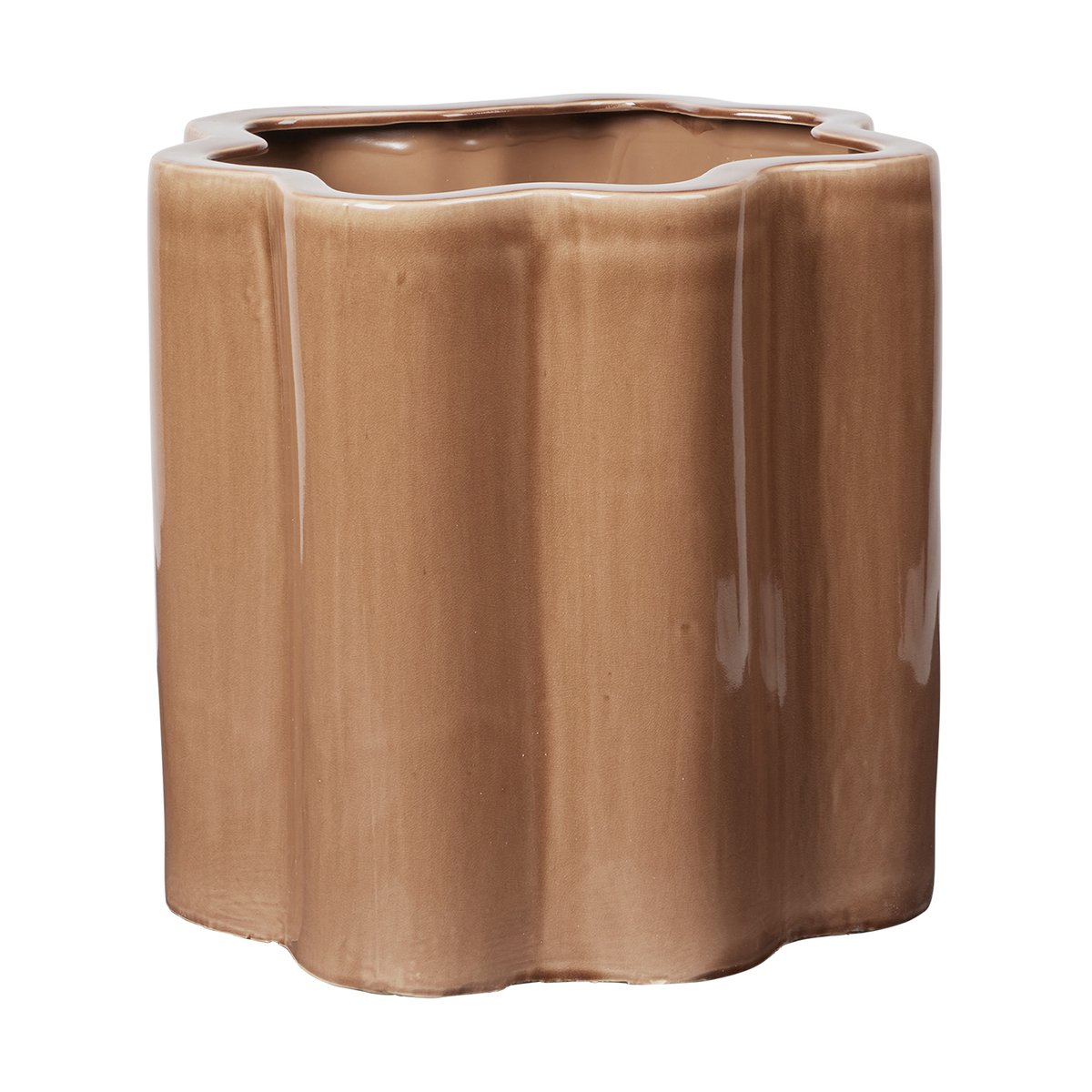 Broste Copenhagen Sonja blomsterpotte H:36 cm Brown