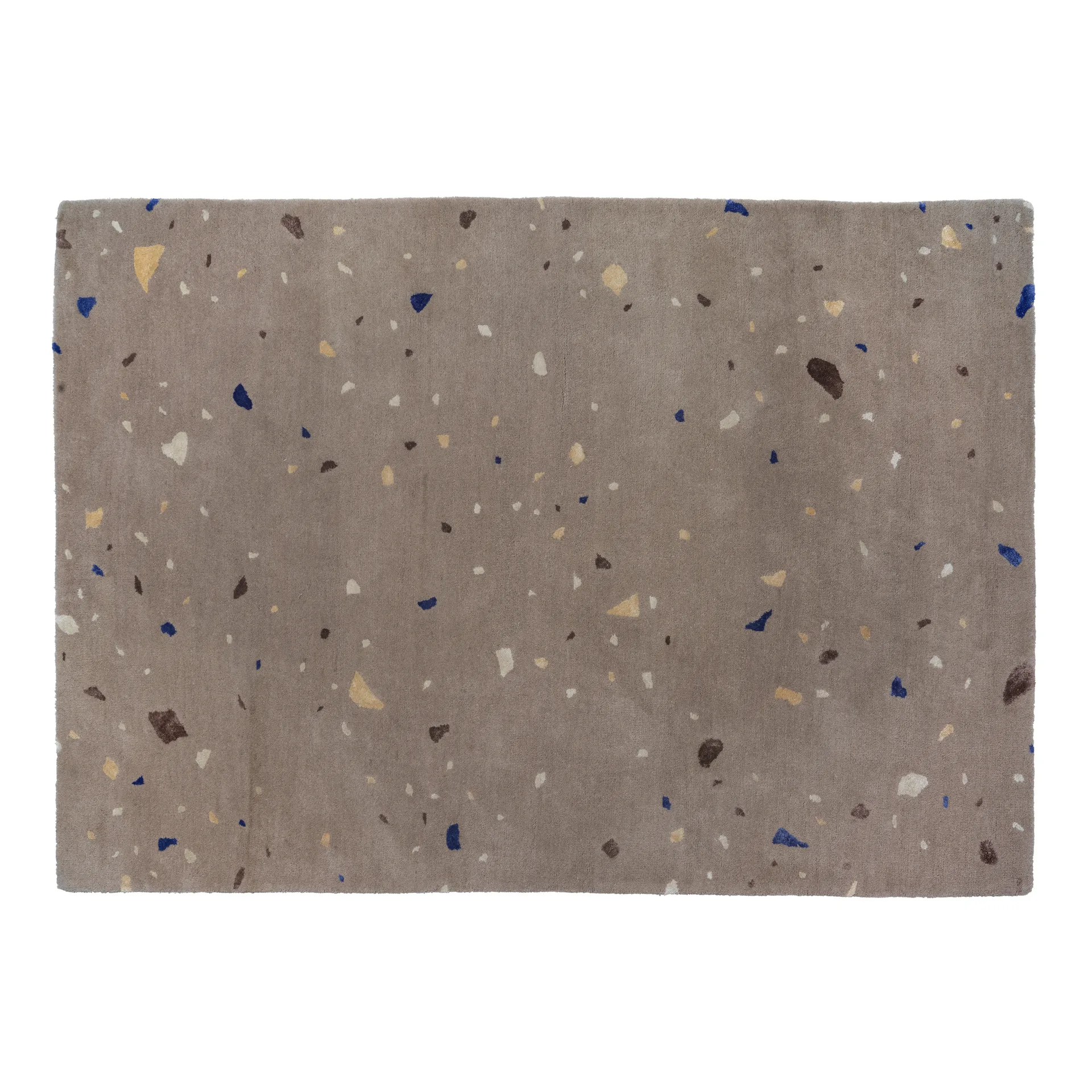 Terrazzo ullteppe 140x200 cm, Carafe brown-blue spot Broste Copenhagen