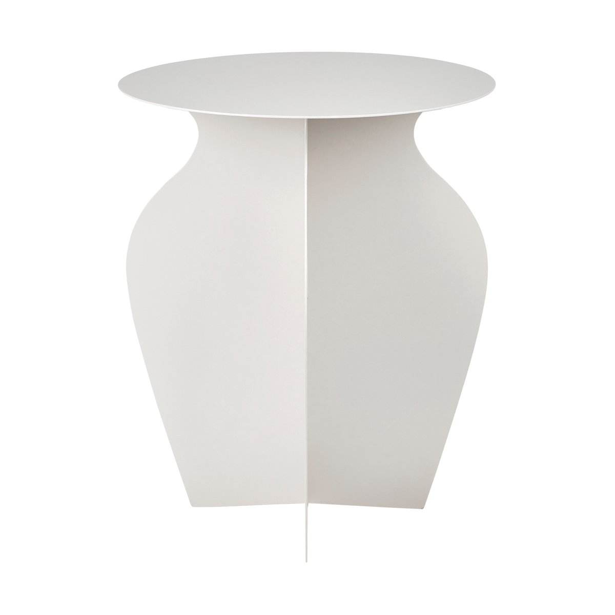 Broste Copenhagen Urna sidebord Ø35x45 cm Rainy day grey