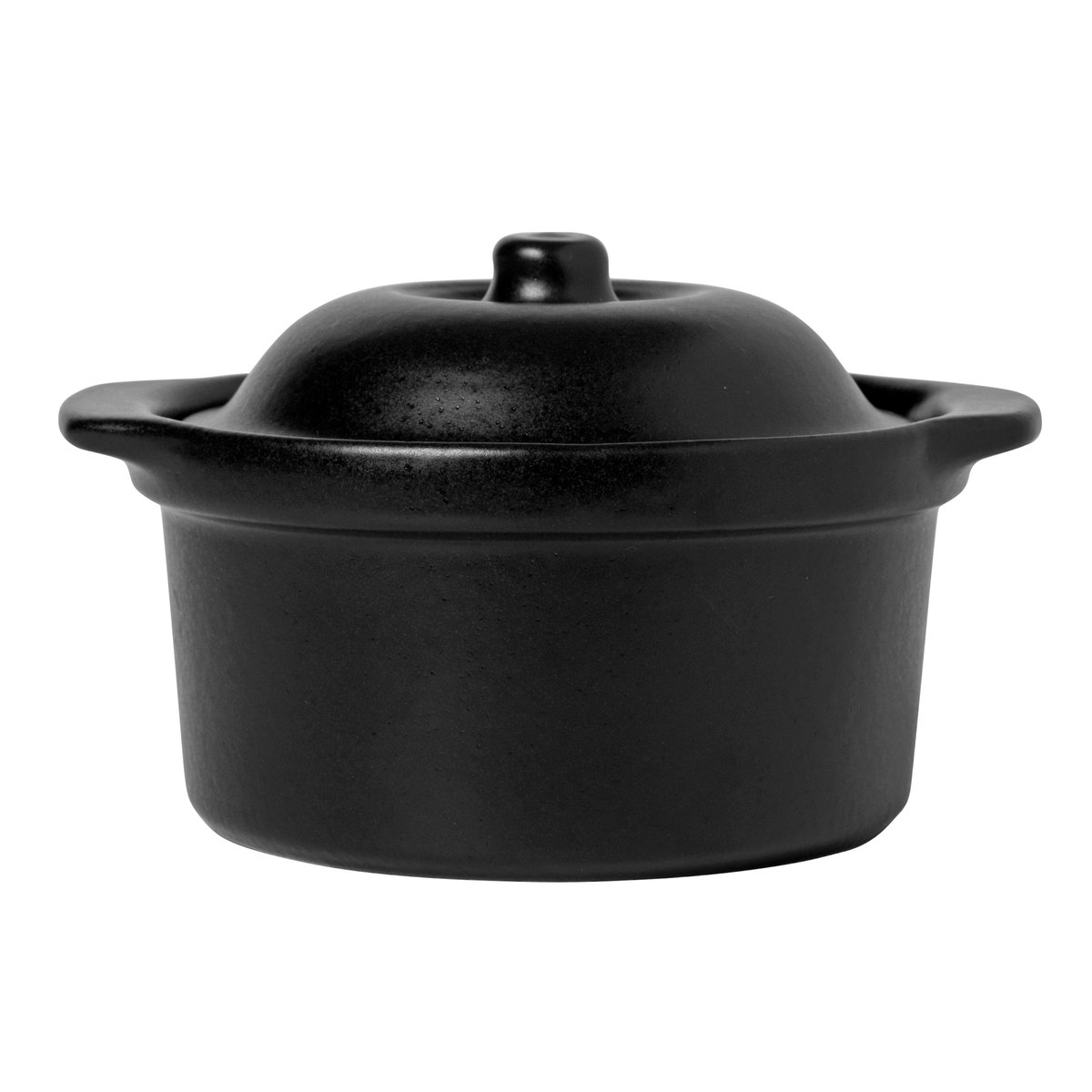 Broste Copenhagen - Vig ovnfast fat m/lokk 24x20,5x8,5 cm antik svart