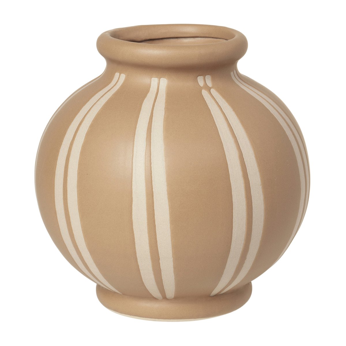 Broste Copenhagen Wilma vase 17,8 cm Meerkat-rainy day