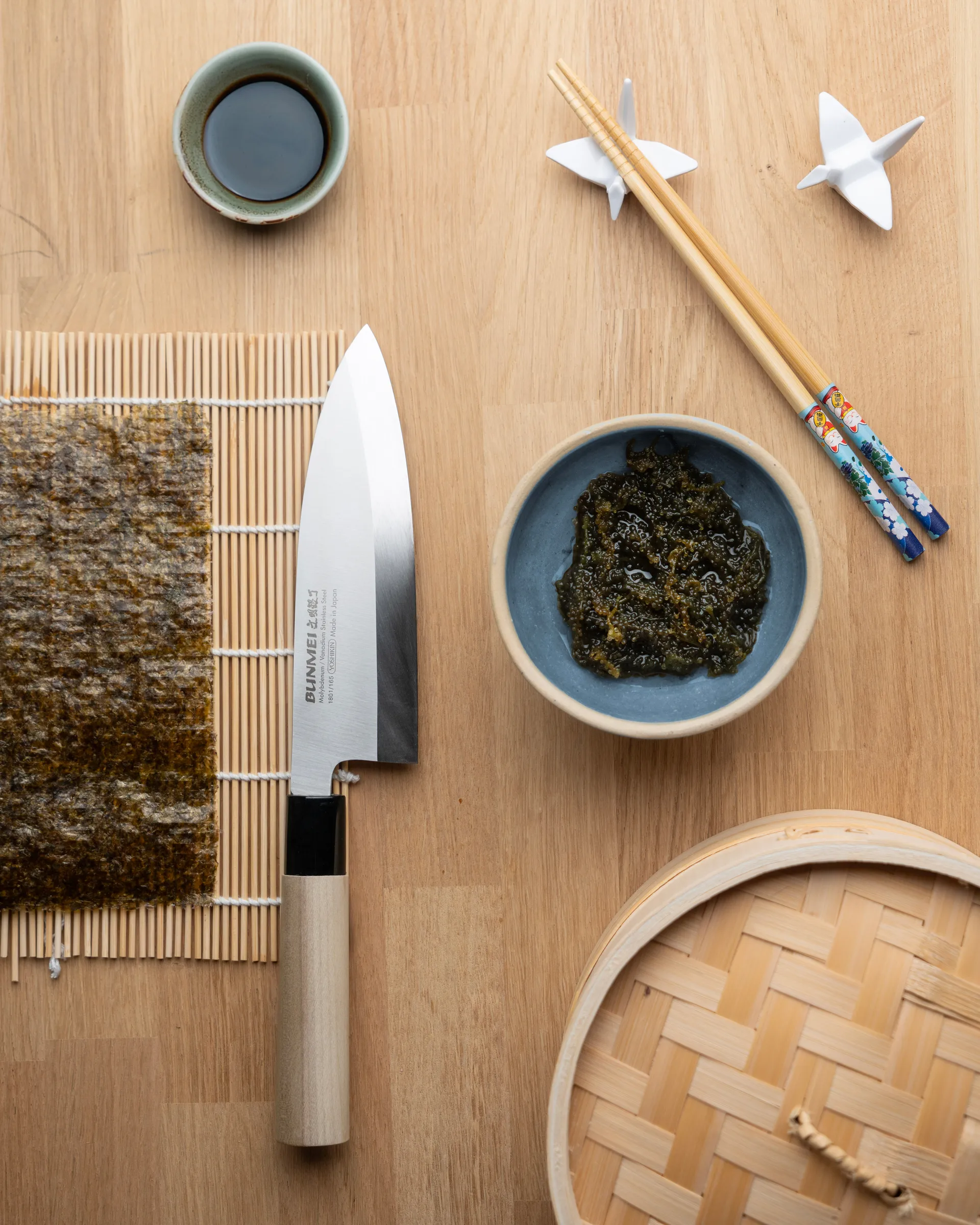 Bunmei debakniv enkelslipt 16,5 cm, Rustfritt stål Bunmei