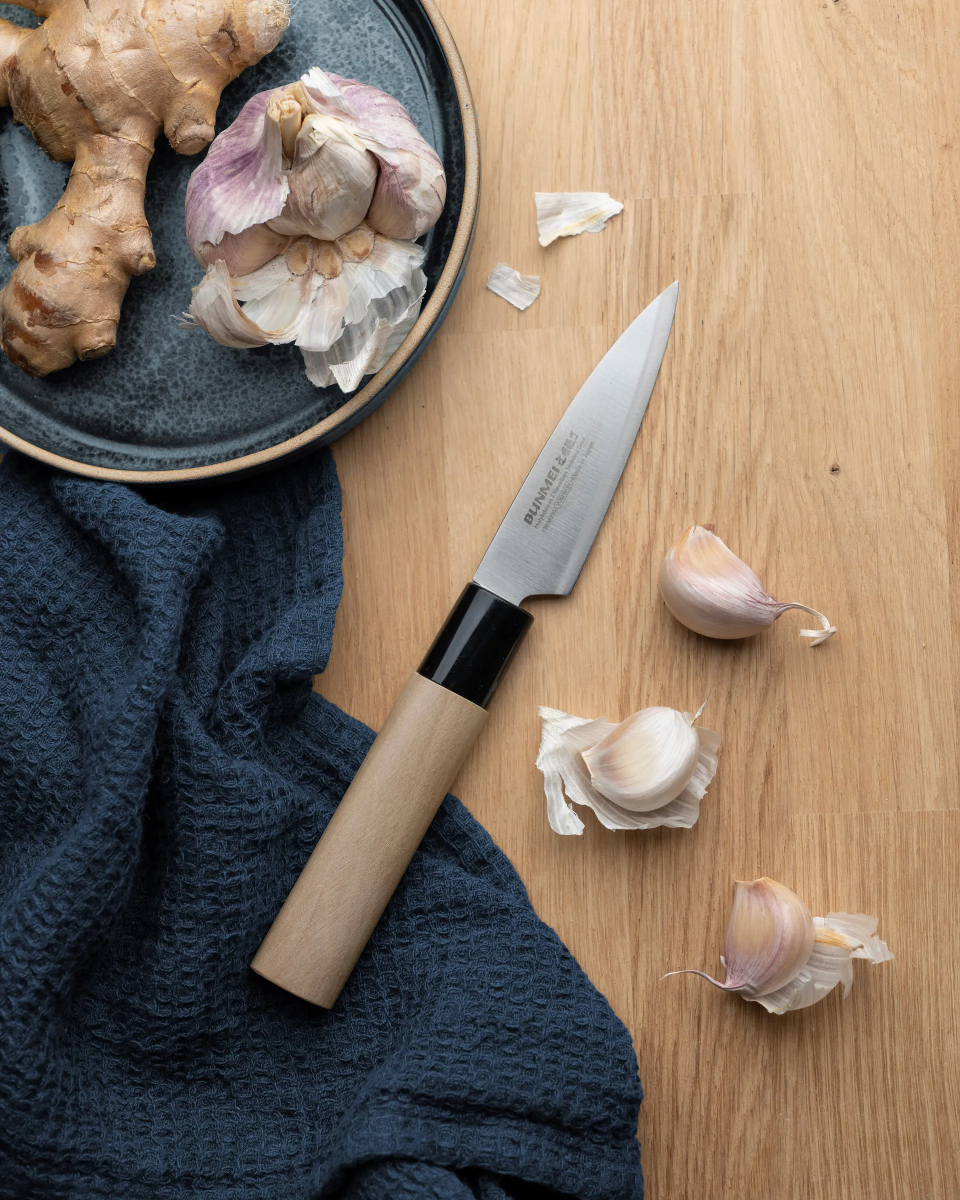 Bunmei skalkniv 9 cm, Rustfritt stål Bunmei