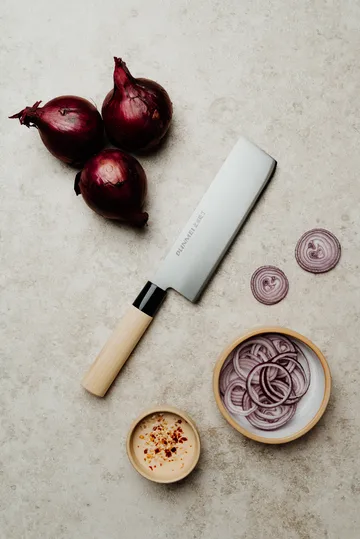 Nakiri grønnsakshakker - Natur, 16,5 cm - Bunmei