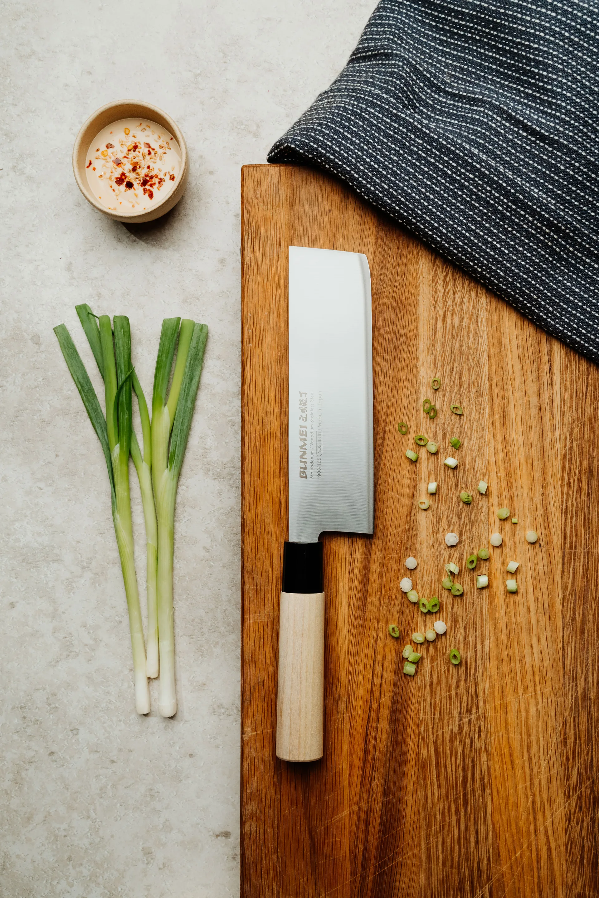 Nakiri grønnsakshakker, Natur, 16,5 cm Bunmei