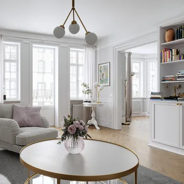 3Some taklampe - Antikkgull - By Rydéns