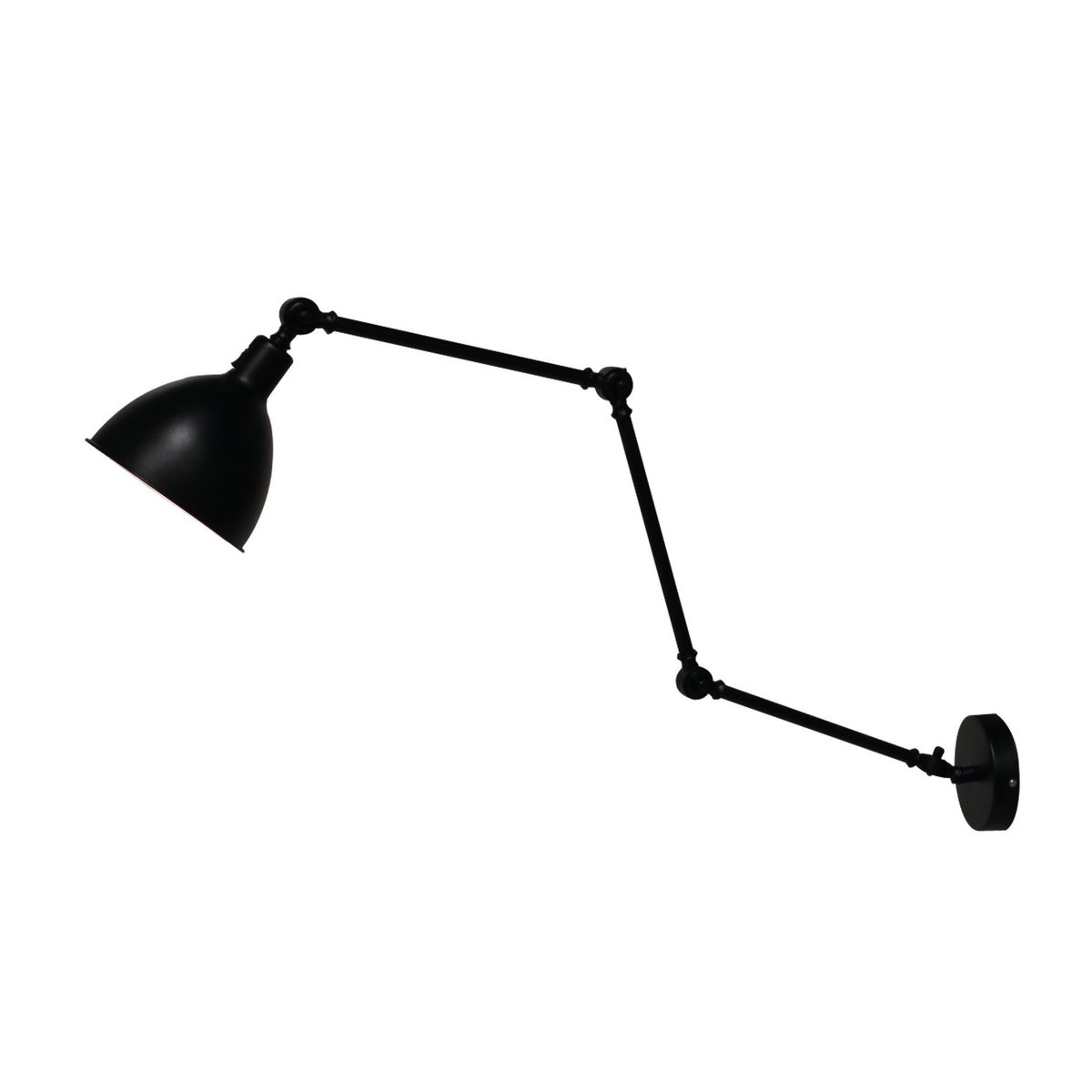 by Rydéns, Bazar vegglampe l61,5-122 cm svart