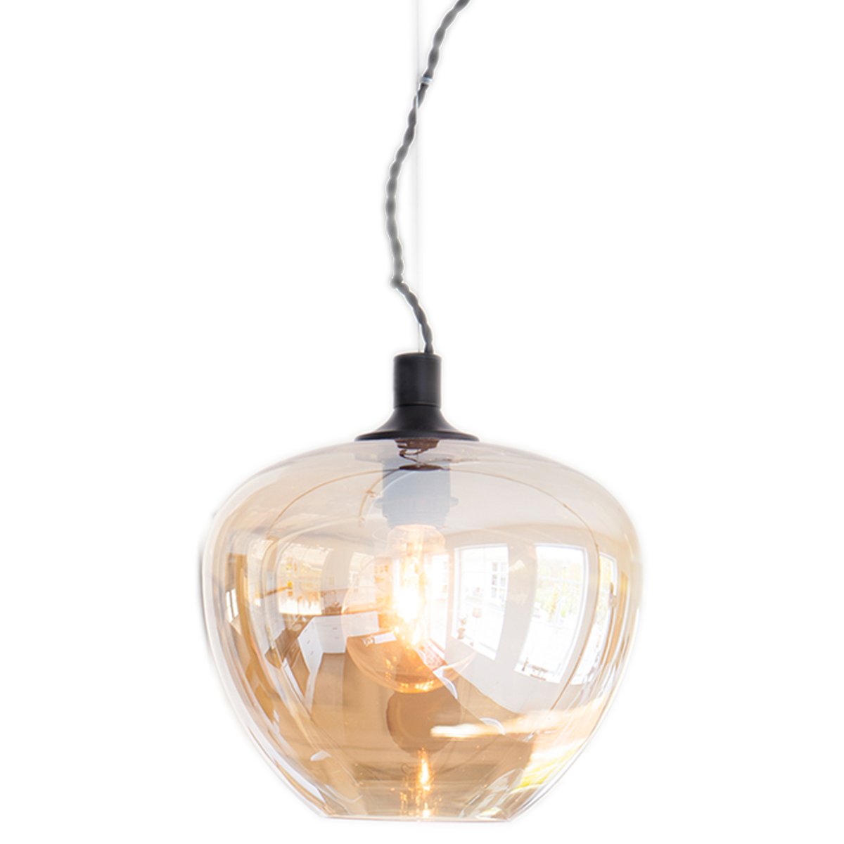 By Rydéns Bellissimo taklampe amber