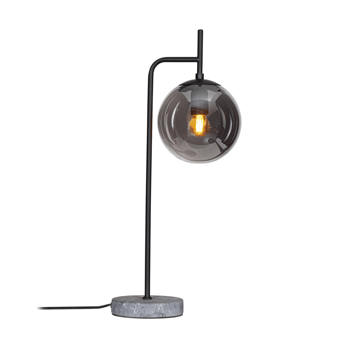 By Rydéns Boyle bordlampe 60 cm Røykgrå