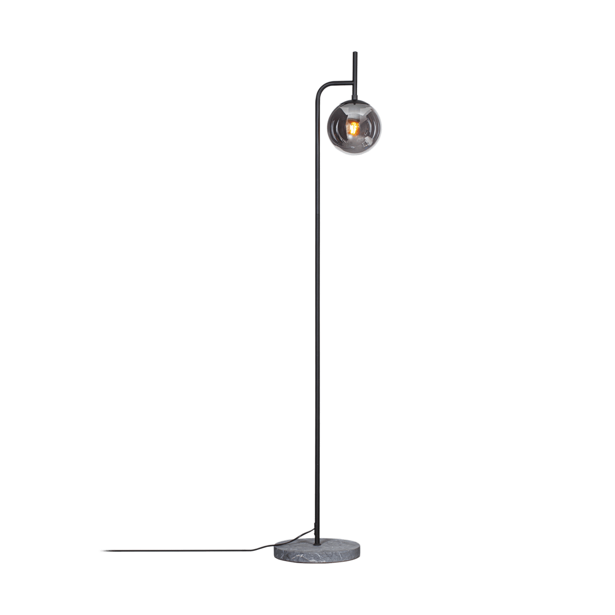 By Rydéns Boyle gulvlampe 163,5 cm Røykgrå