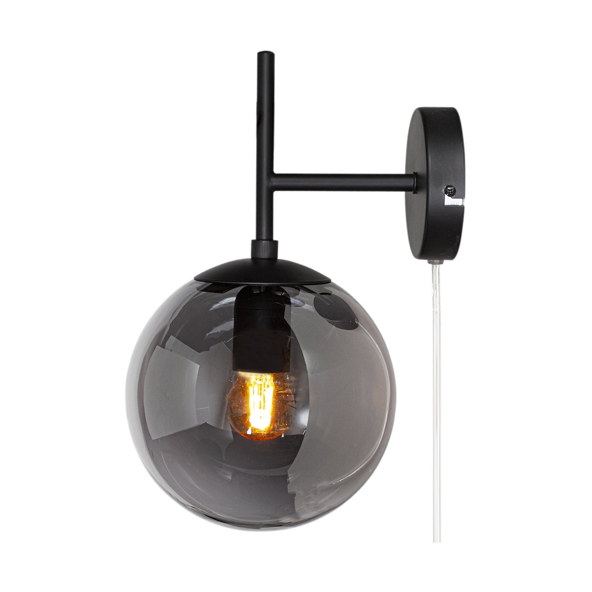 Vegglampe Boyle røykegrå 4300560-4505 By Rydéns