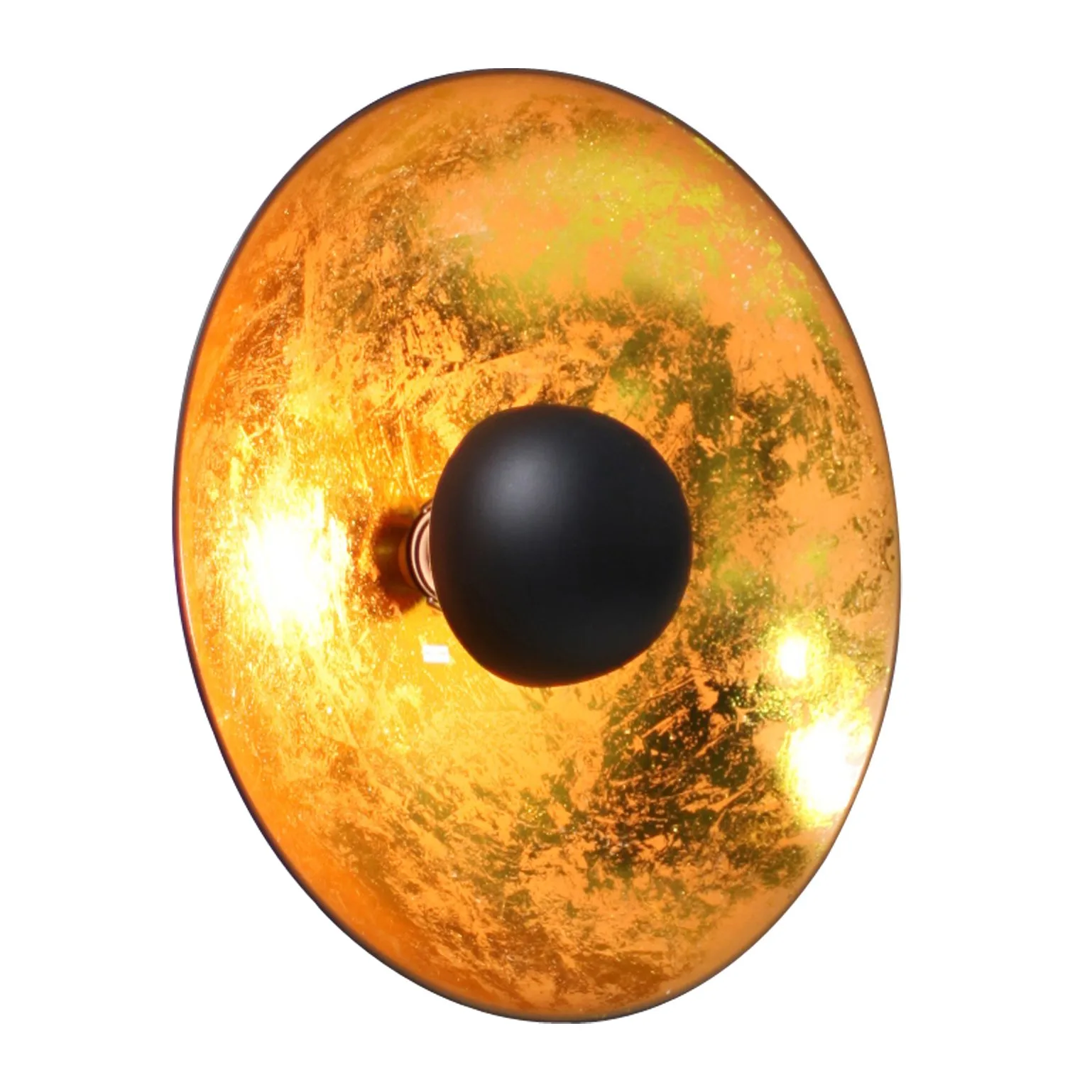 Captain vegglampe, sort-gull By Rydéns