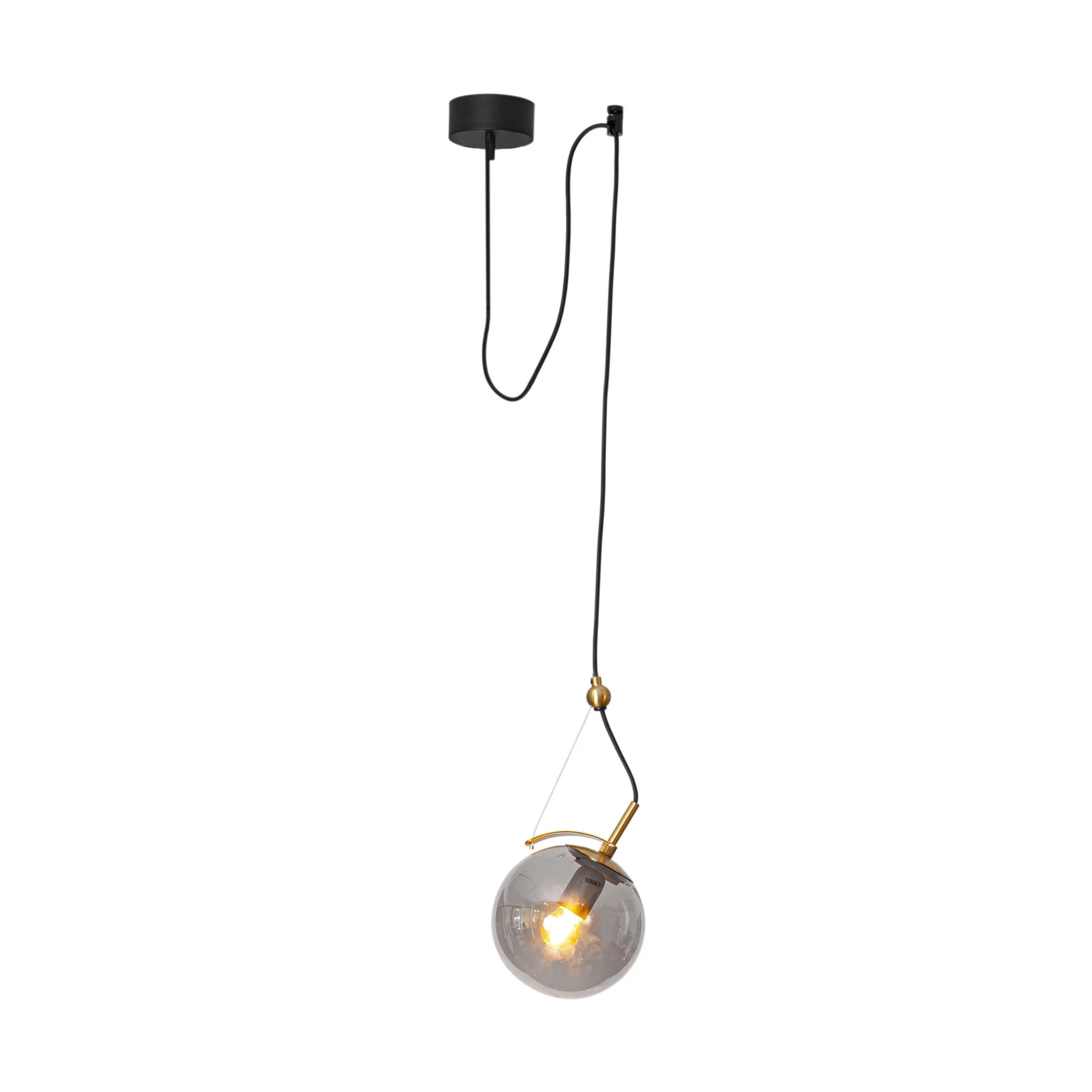 Carry taklampe 18 cm, 1 grå By Rydéns