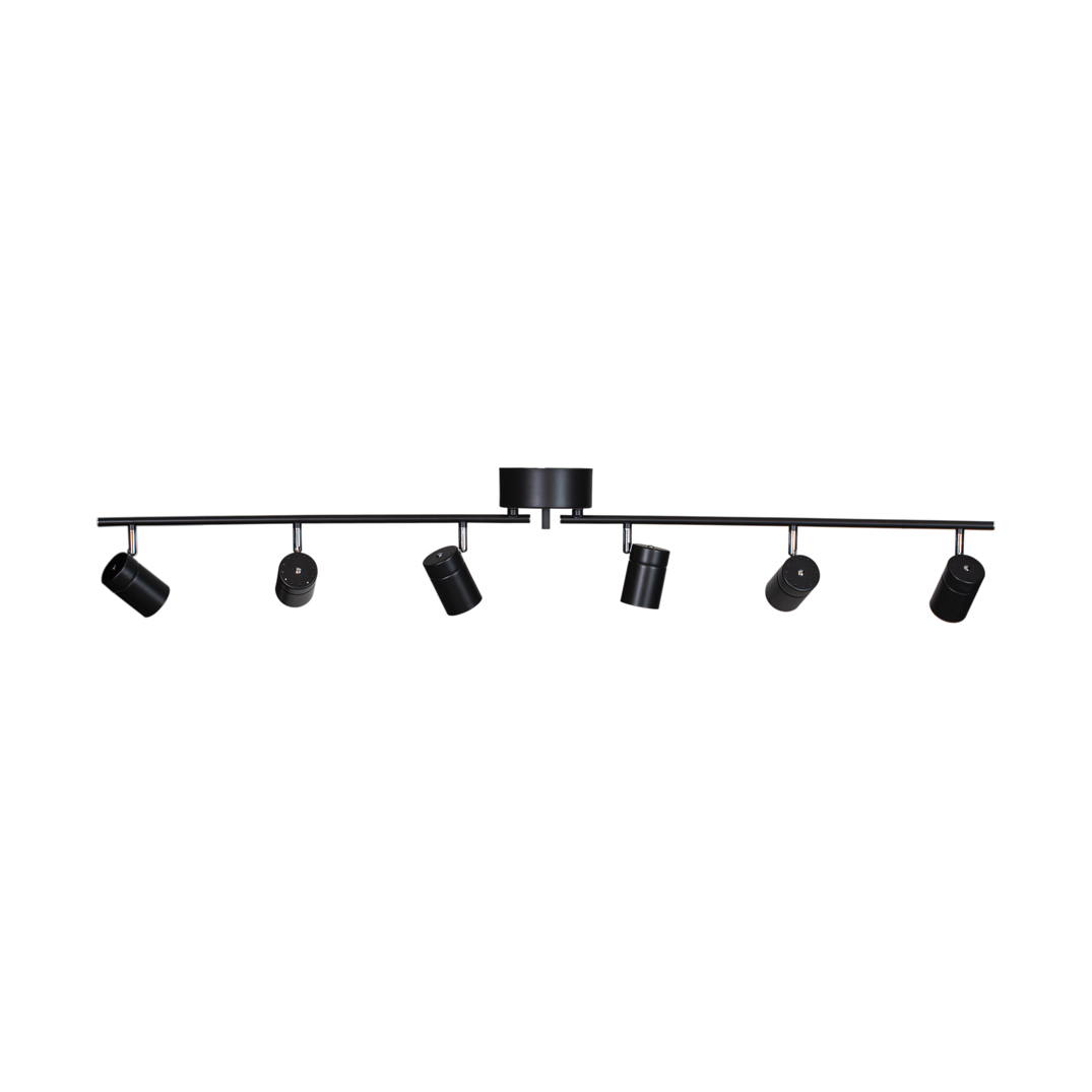 By Rydéns - Correct 6 Taklampe Matt Black