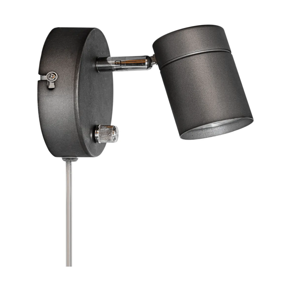 Correct vegglampe, Stålgrå By Rydéns
