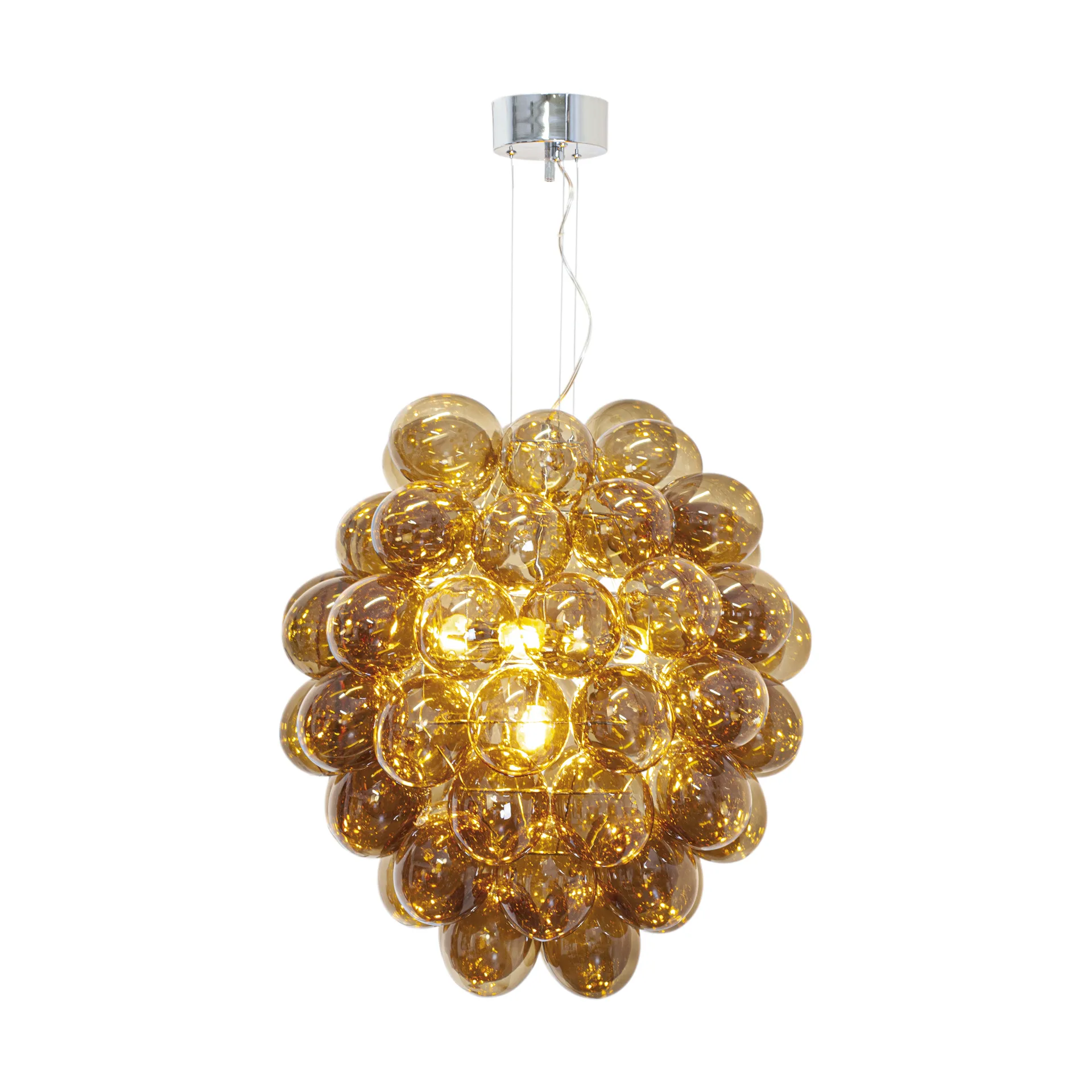 Deluxe taklampe 70,5 cm, Konjakk By Rydéns