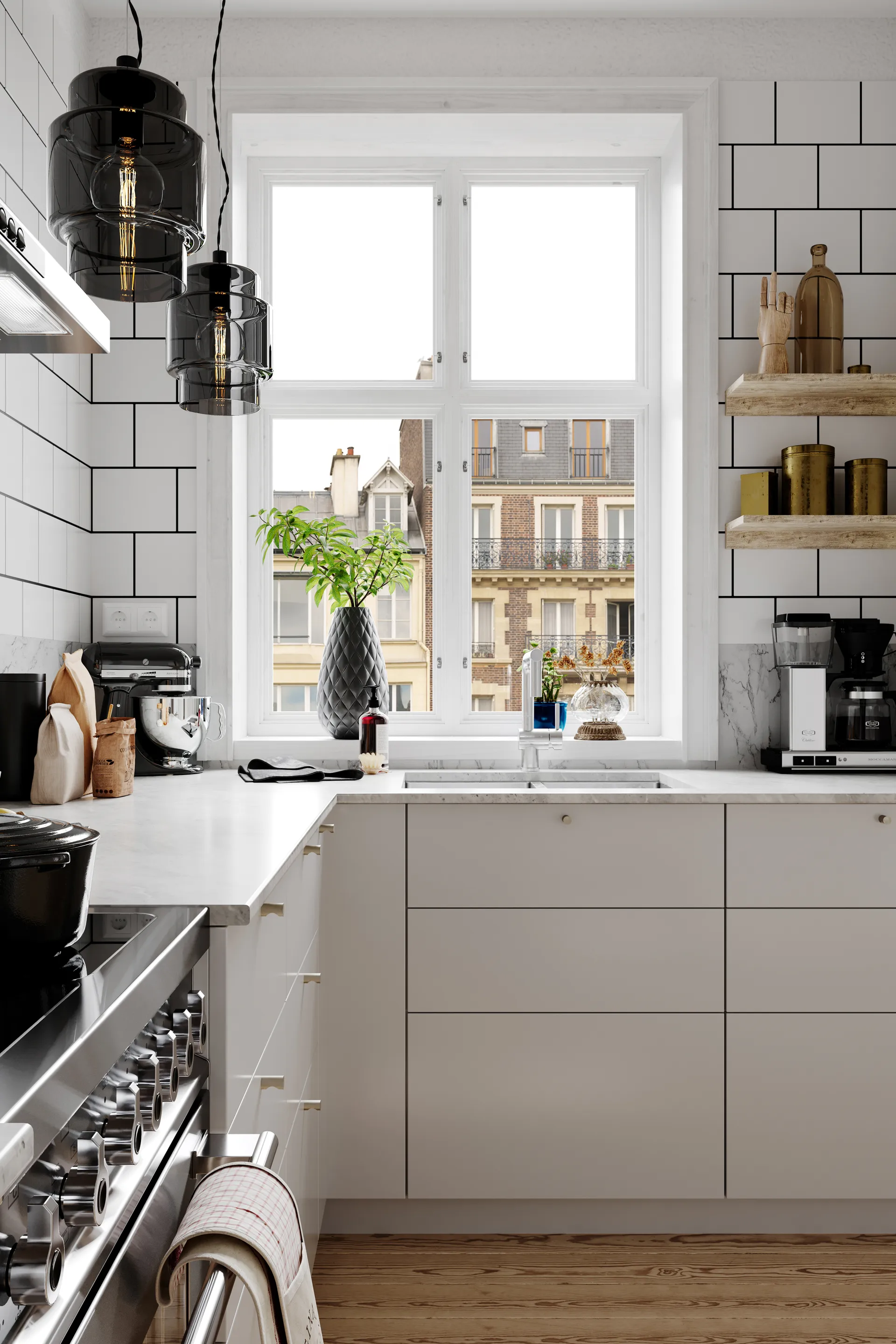 Ebbot pendel Ø 20 cm, Smoke By Rydéns