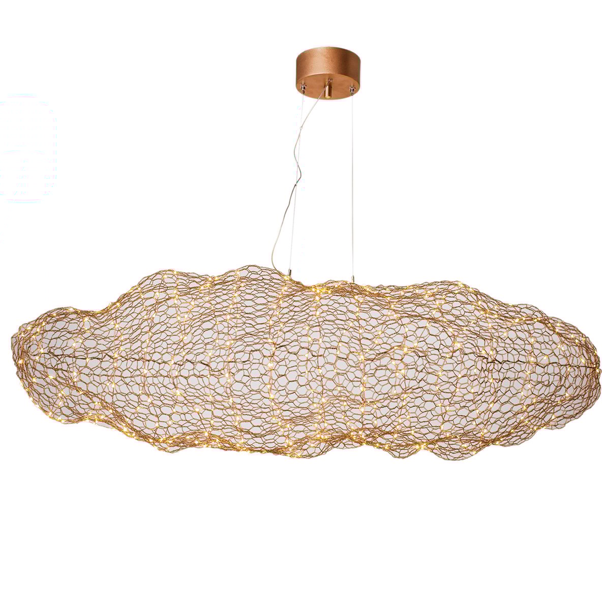 By Rydéns Hayden taklampe gull 115 cm