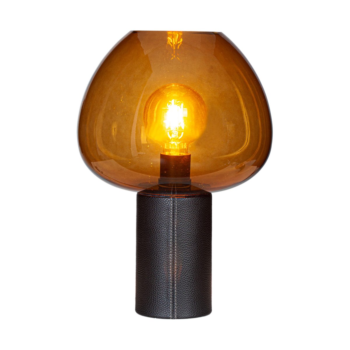 by Rydéns, Cozy Bordlampe Svart/Brandy