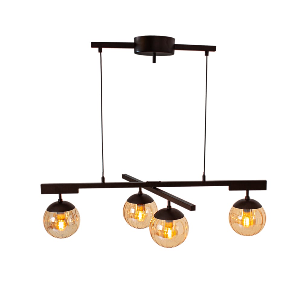 By Rydéns Labelle taklampe Sort/amber