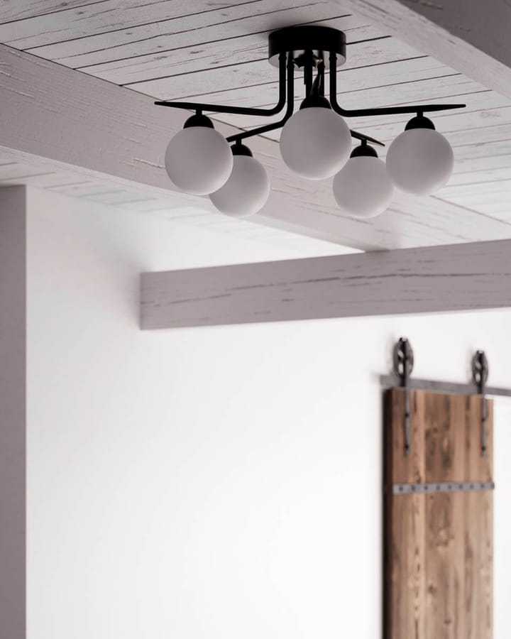 Punto 5 lamper – plafond, Matt sort By Rydéns