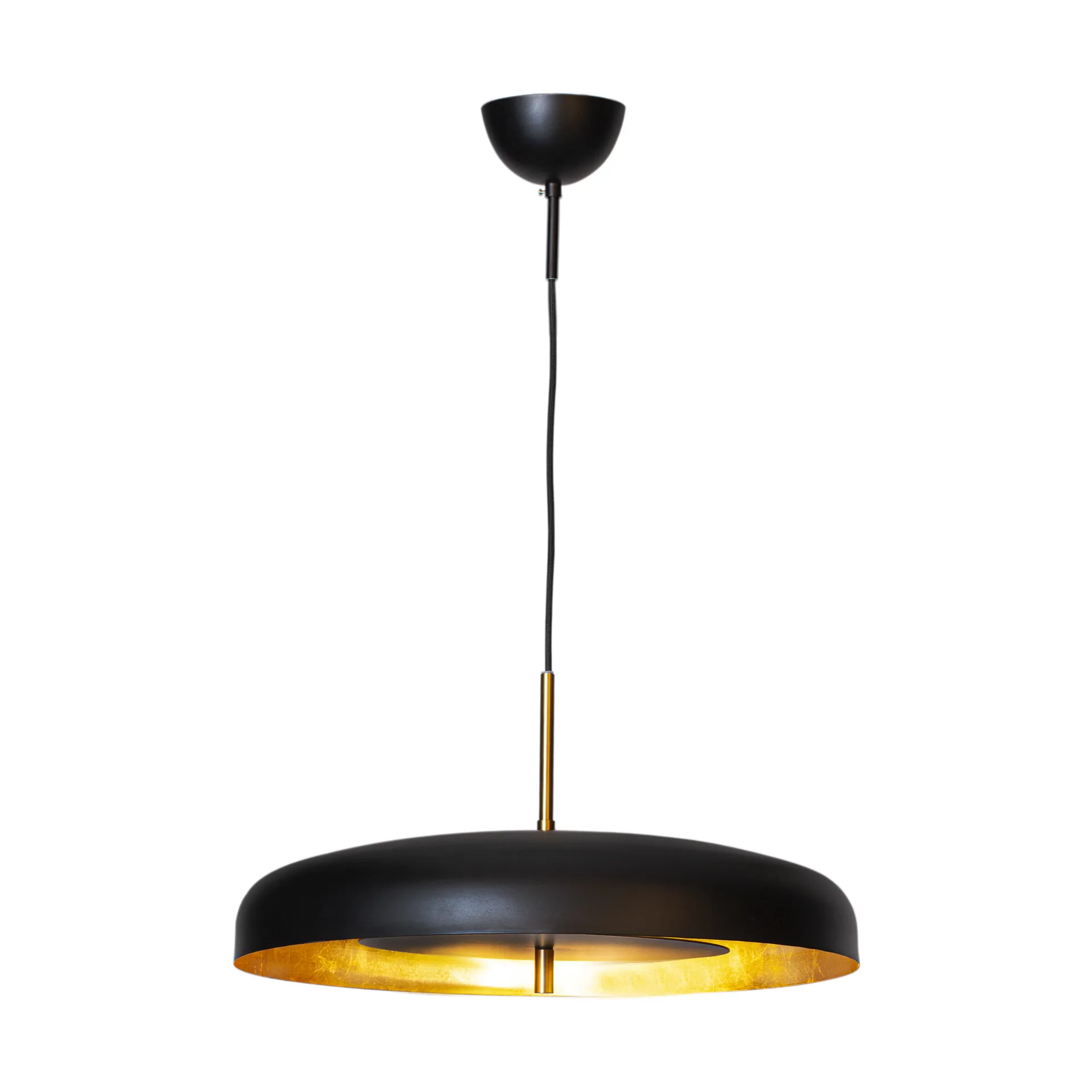 Shelby taklampe Ø50 cm, Svart-gull By Rydéns