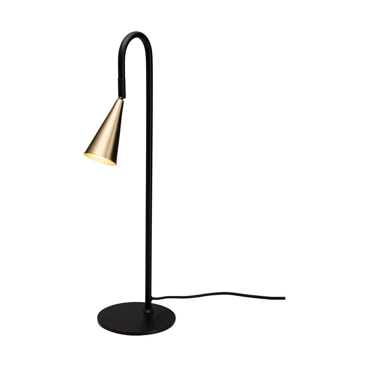 Spline bordlampe, Svart-messing, 55 cm By Rydéns