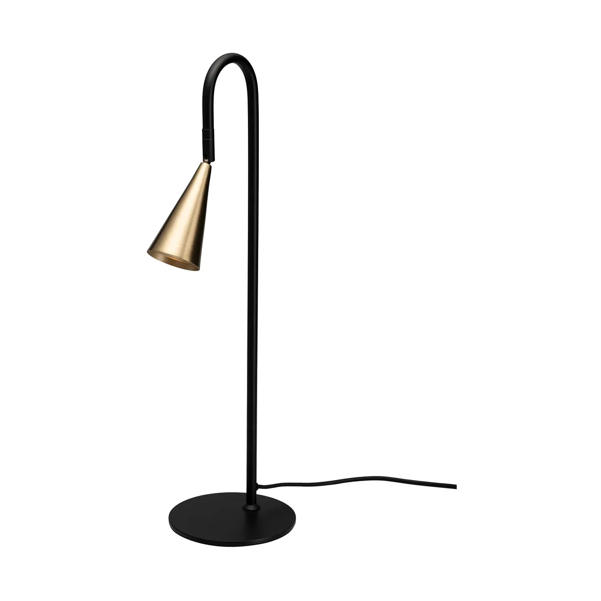 Spline bordlampe, Svart-messing, 55 cm By Rydéns