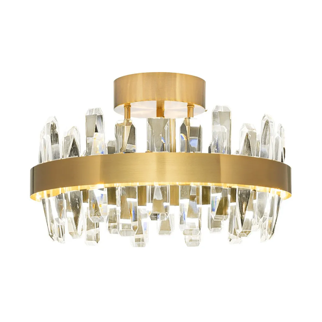 Triumph taklampe Ø60 cm, Messing-klar, Ø50 cm By Rydéns