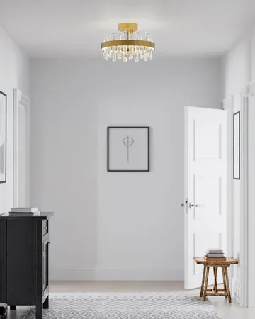 Triumph taklampe Ø60 cm - Messing-klar, Ø50 cm - By Rydéns