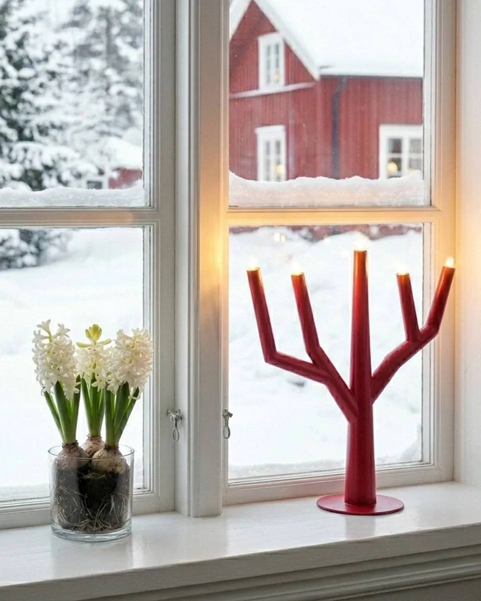 Winter Ruby adventsstake, Oksidrød By Rydéns
