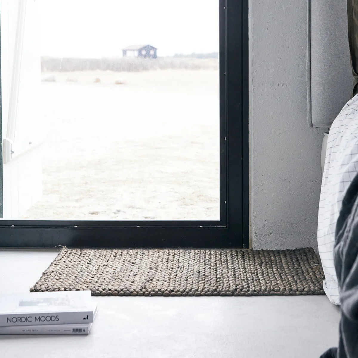 Sigrid gulvteppe 60x90 cm, Bark byNORD