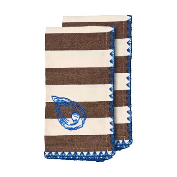 Bubba kjøkkenhåndkle 50x70 cm 2-pk - Oyster - Byon