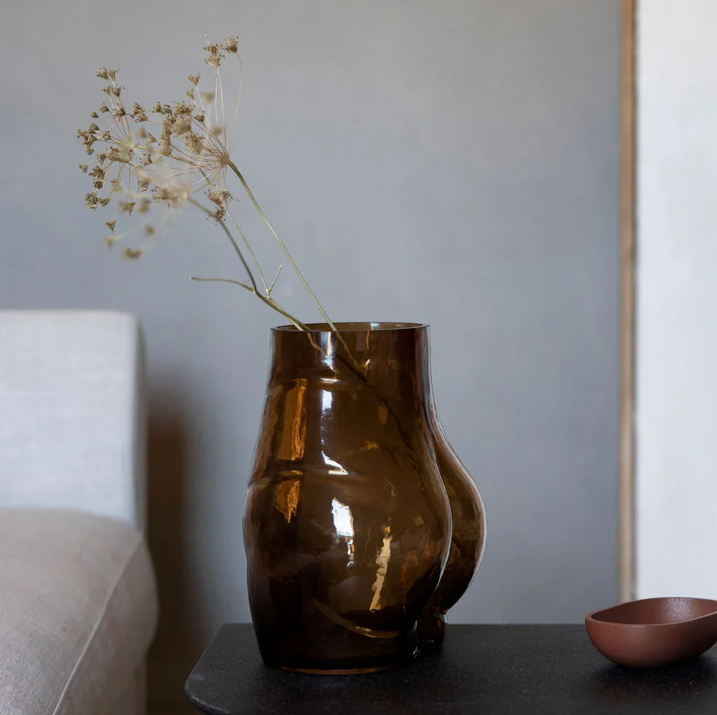 Butt vase 23 cm, Brun Byon