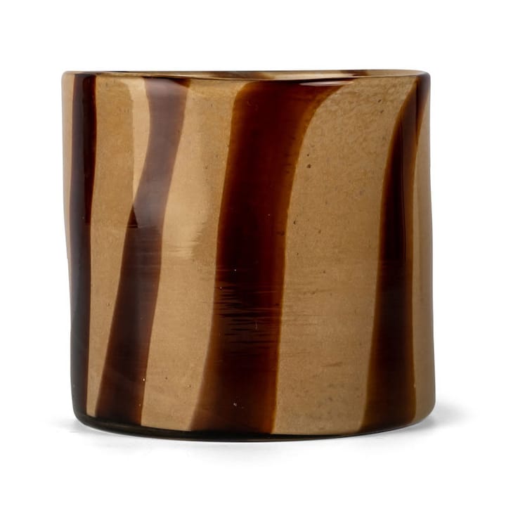 Calore lyslykt-vase M Ø15 cm, Brown-beige Byon