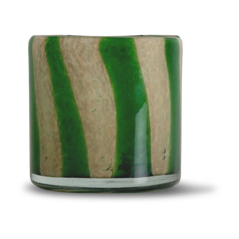 Byon Calore lyslykt-vase M Ø15 cm Green-beige