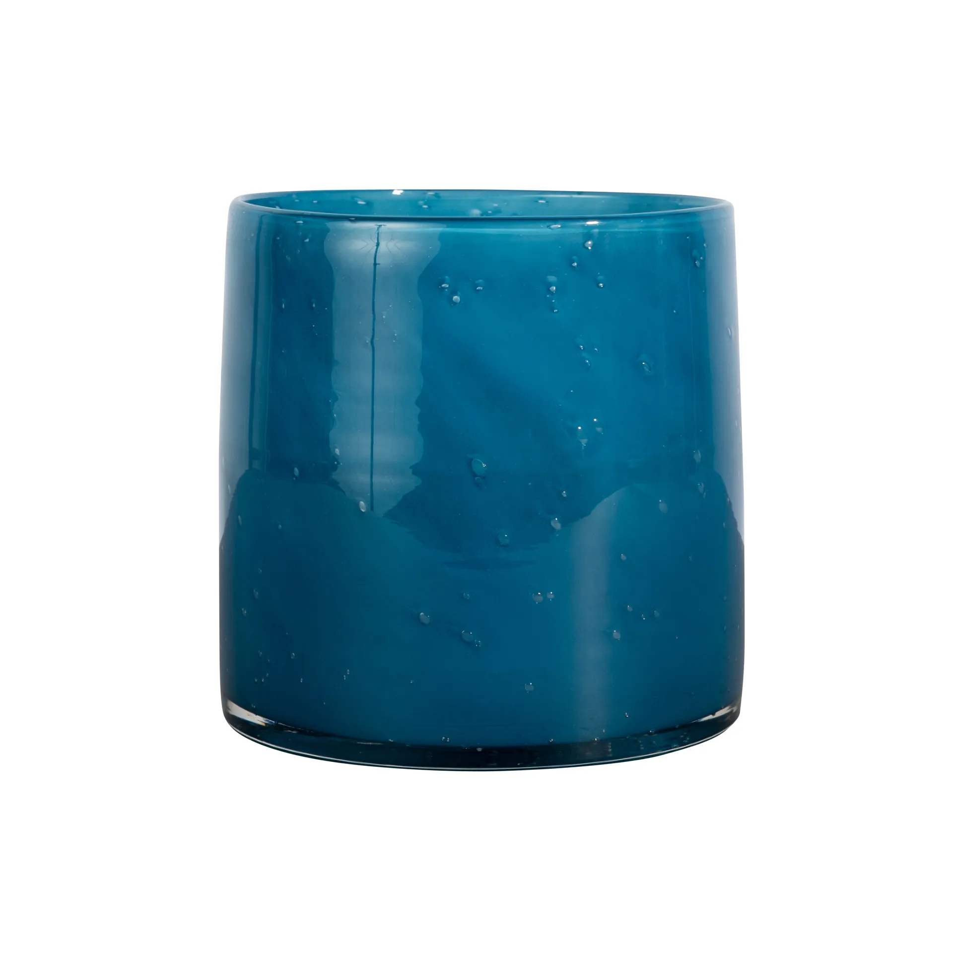 Calore lyslykt-vase M Ø15 cm, Petrol Byon