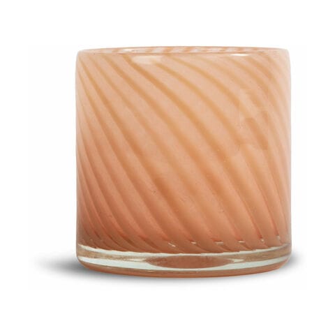 Calore lyslykt-vase M Ø15 cm, Rosa-beige Byon