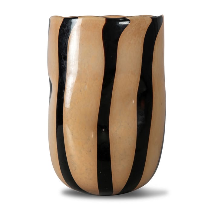 Curt vase 30 cm - Svart-beige - Byon