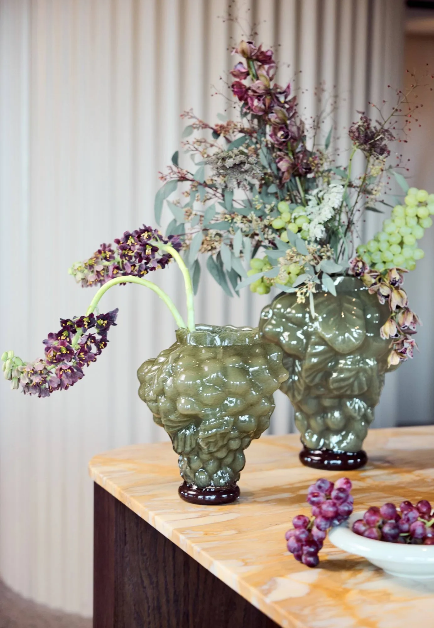 Fiano vase, Grønn, Ø29x35 cm Byon