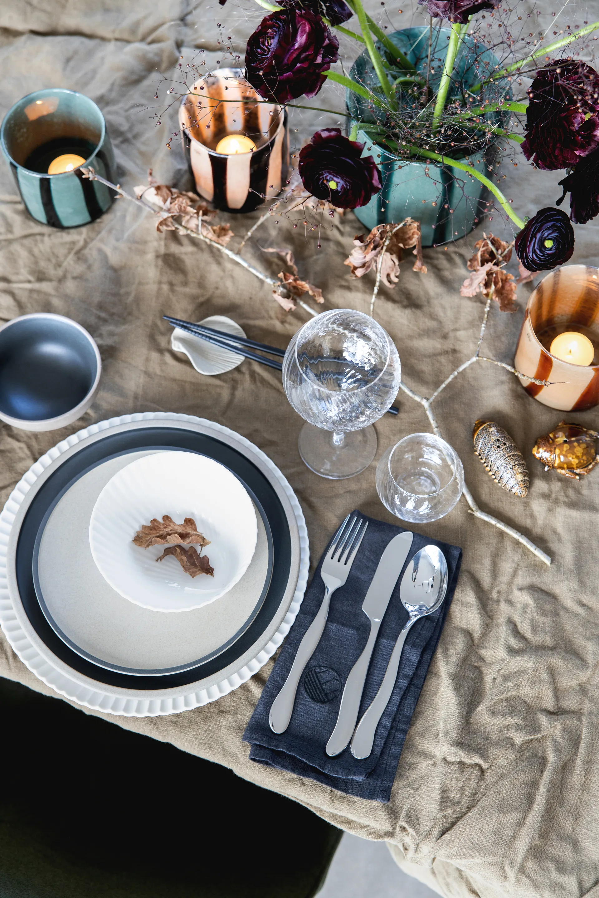 Fumiko holder til spisepinner 4-pk, Beige Byon