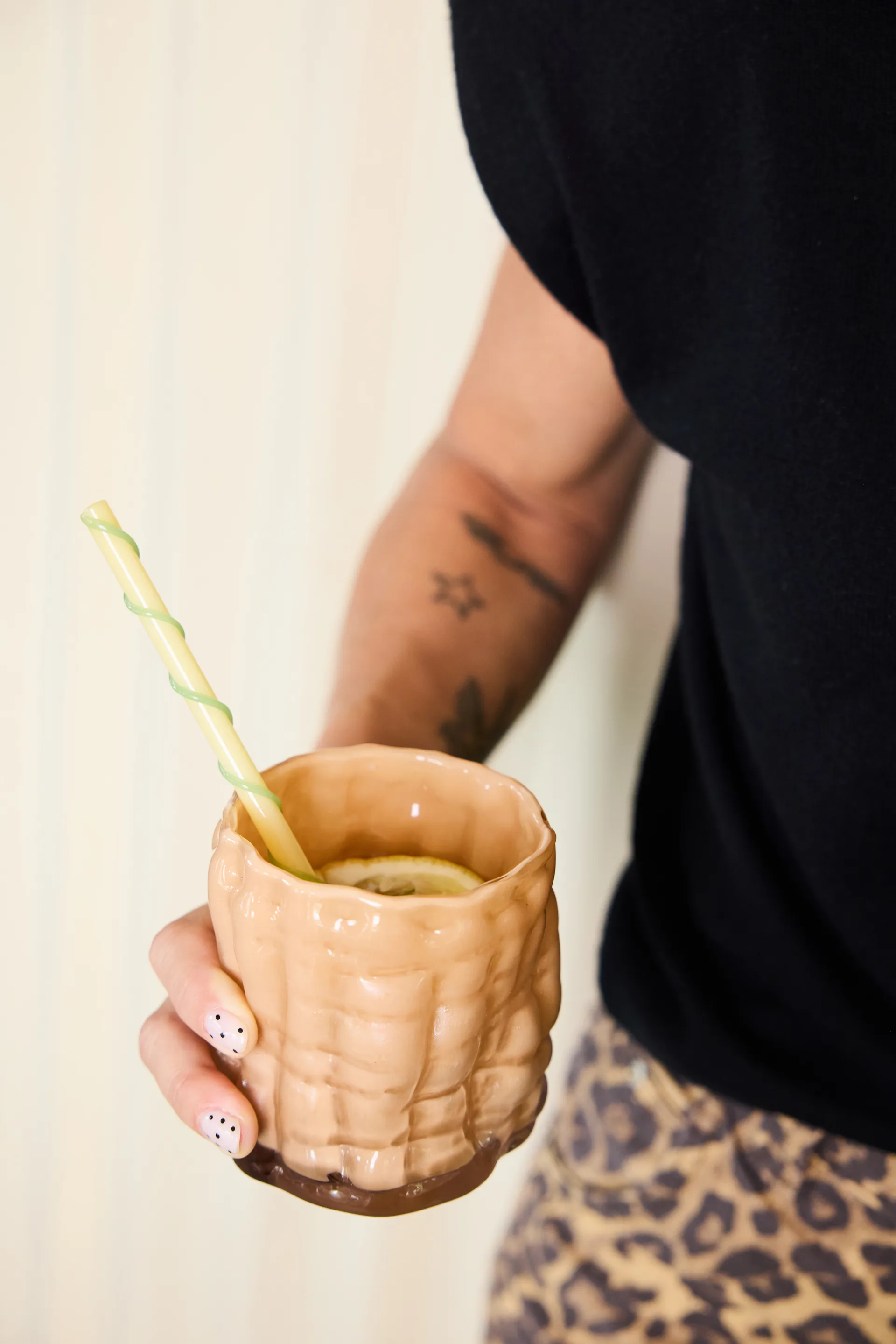 Laranne lyslykt Ø10 cm, Fersken Byon