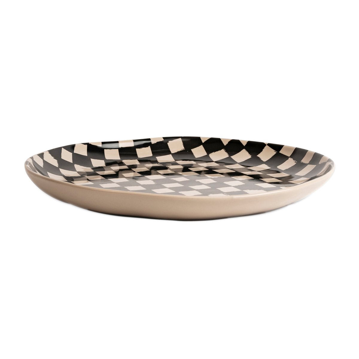 Byon Lexi serveringsfat Ø 37 cm Svart-beige