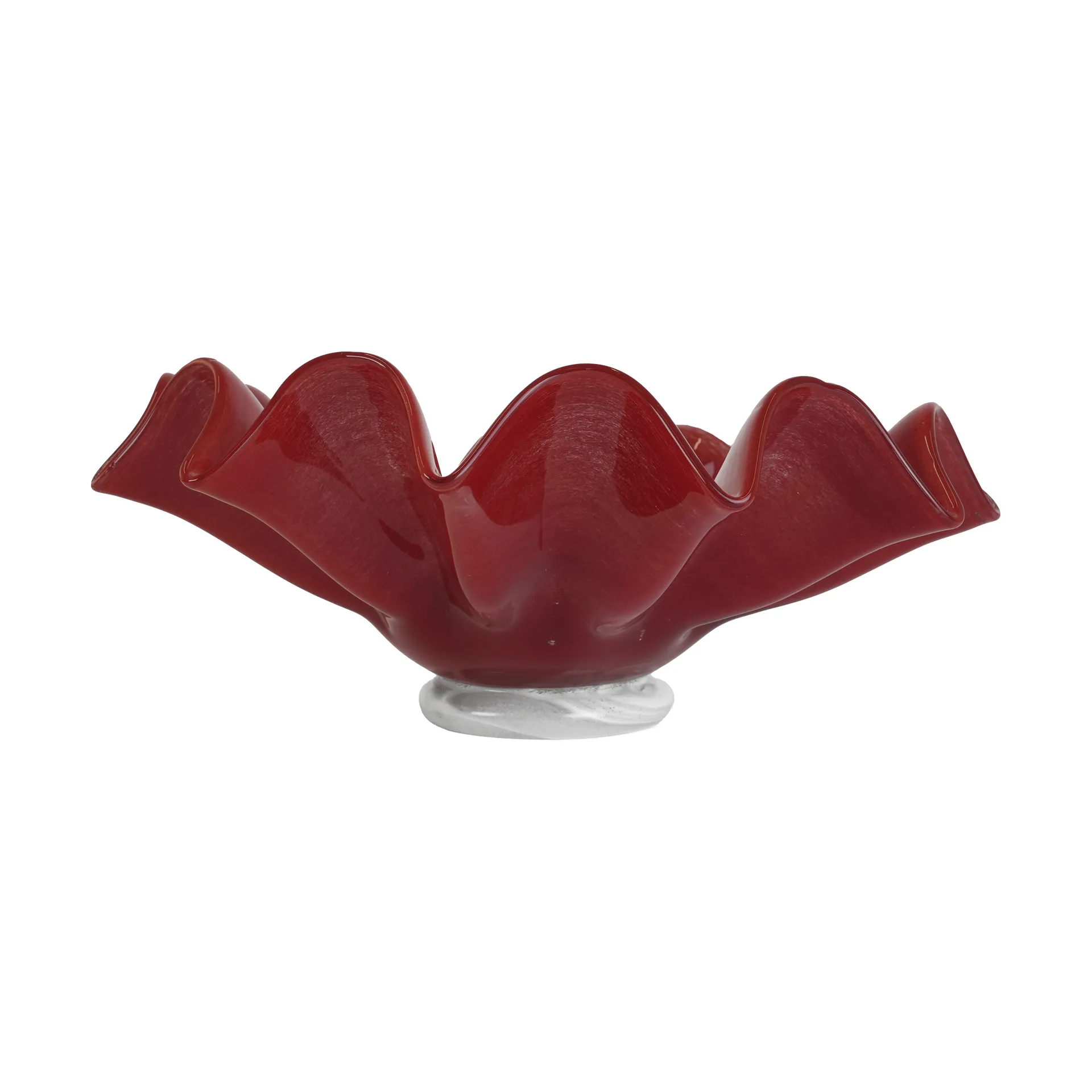 Lorin bolle, L, Ø30x11 cm, Rød Byon