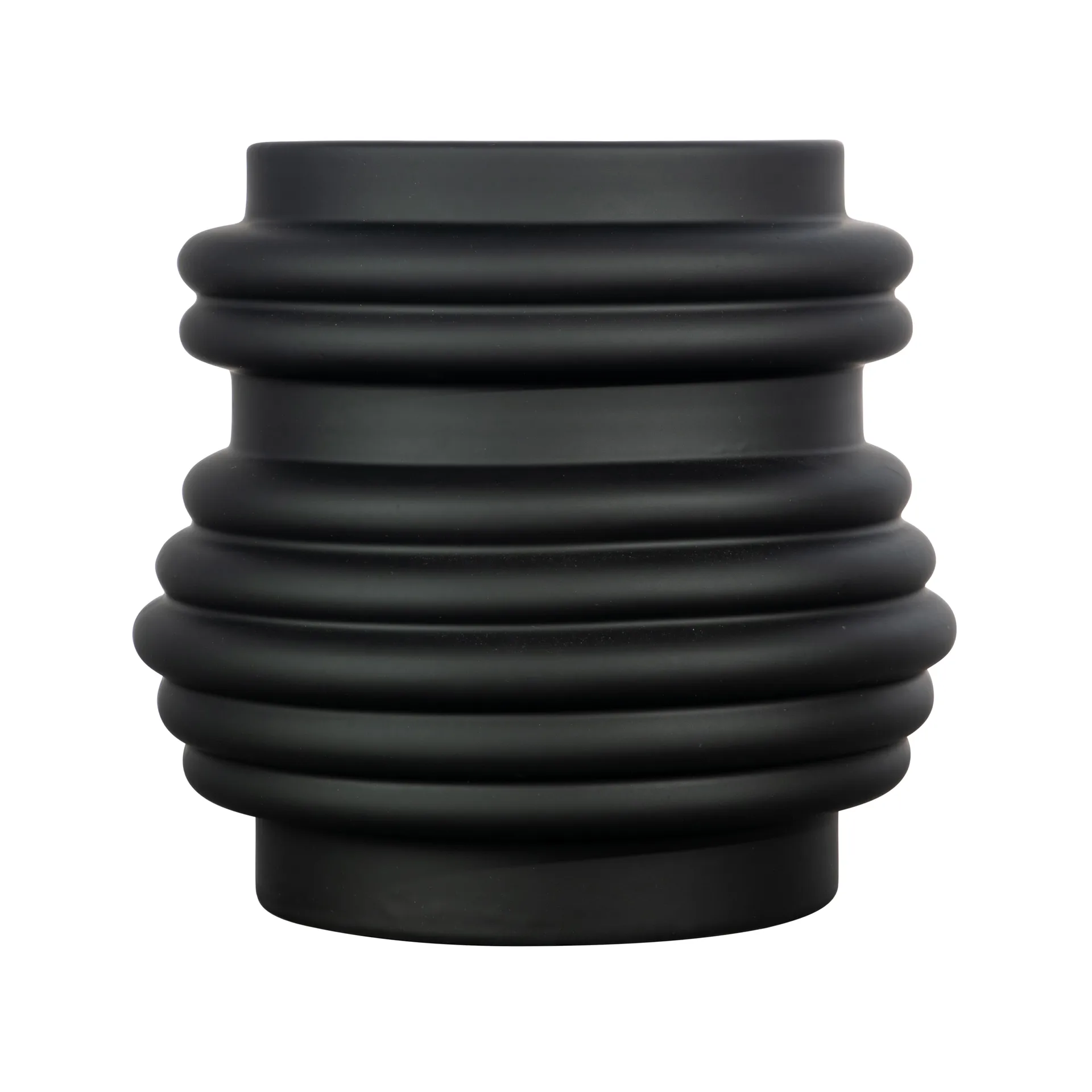 Mila vase 25 cm, Svart Byon