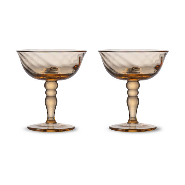 Opacity italiensk champagneglass 15 cl 2-pk Fersken