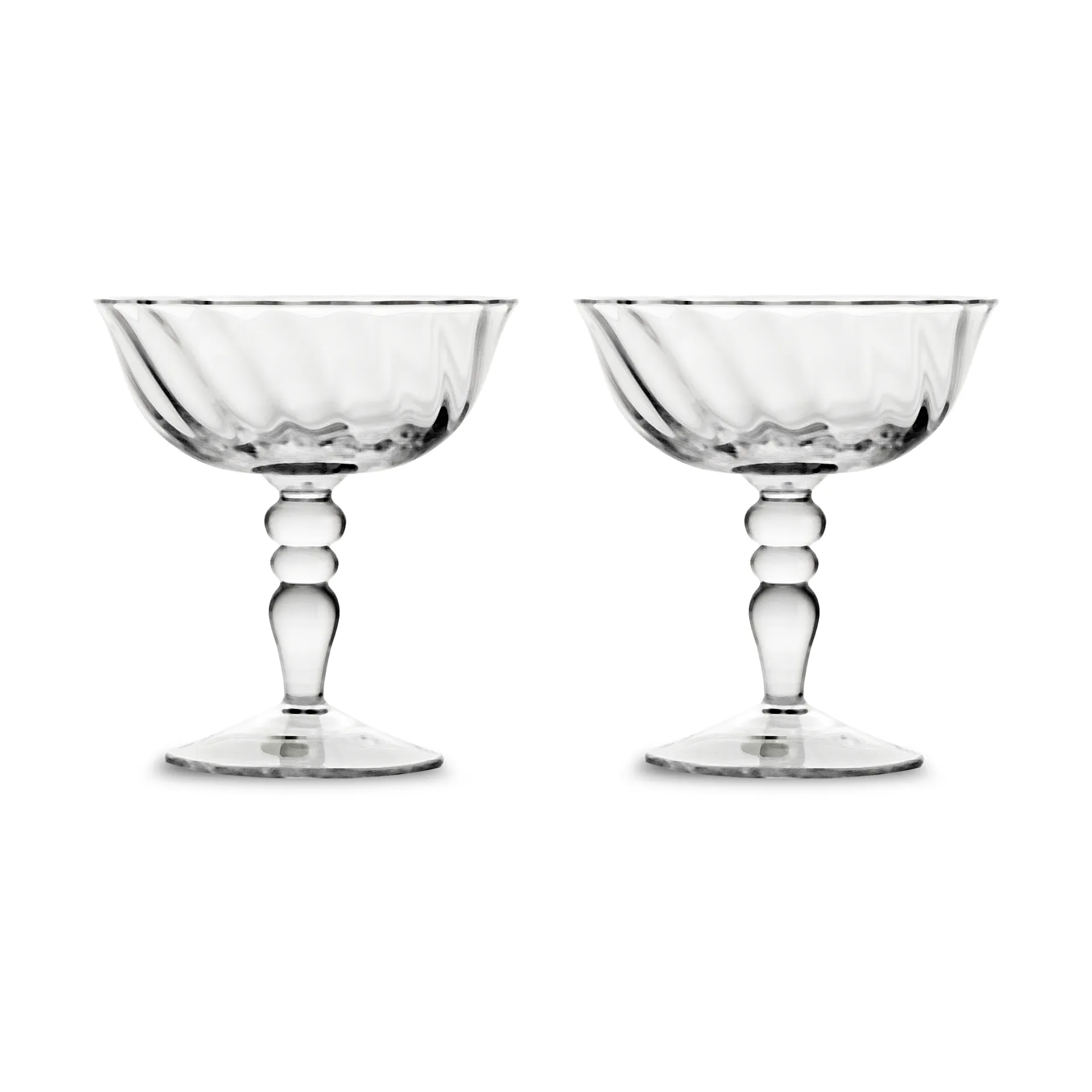 Opacity italiensk champagneglass 15 cl 2-pk, Klar Byon