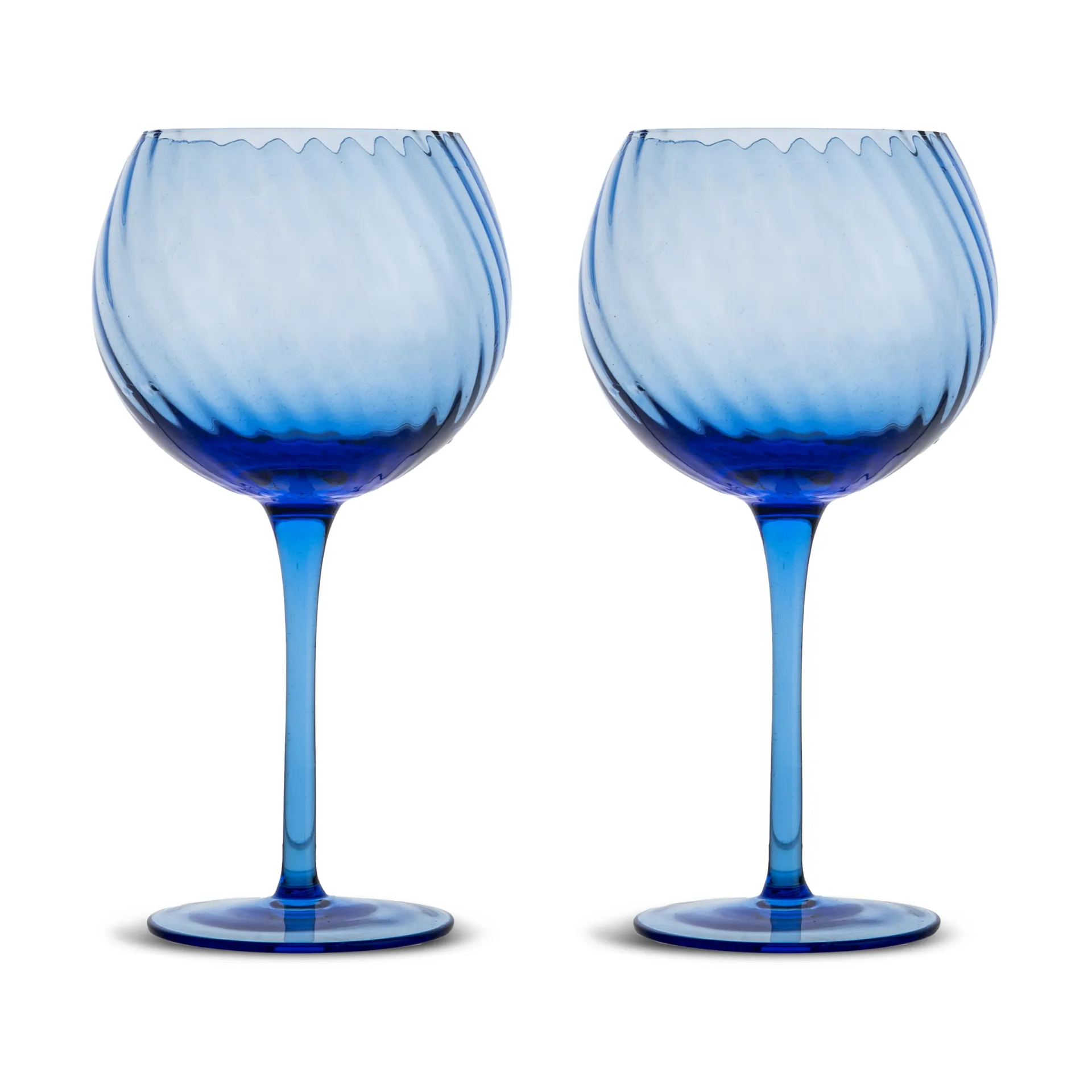 Opacity vinglass 47 cl 2-pk, Blå Byon